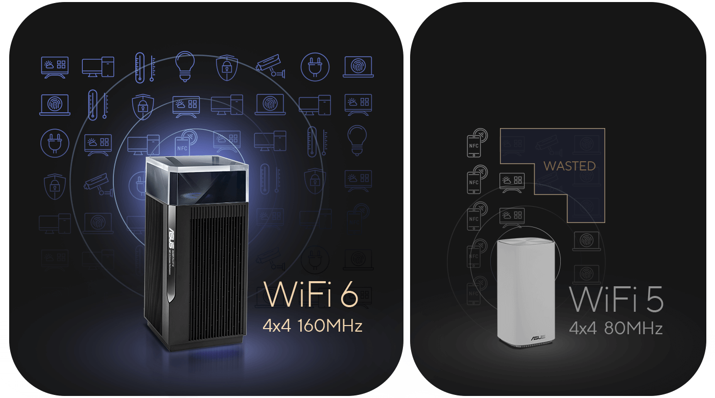 נתב אסוס יחידה בודדת ASUS  XT12-1PK   ZenWiFi Pro XT12 Mesh Router AX11000