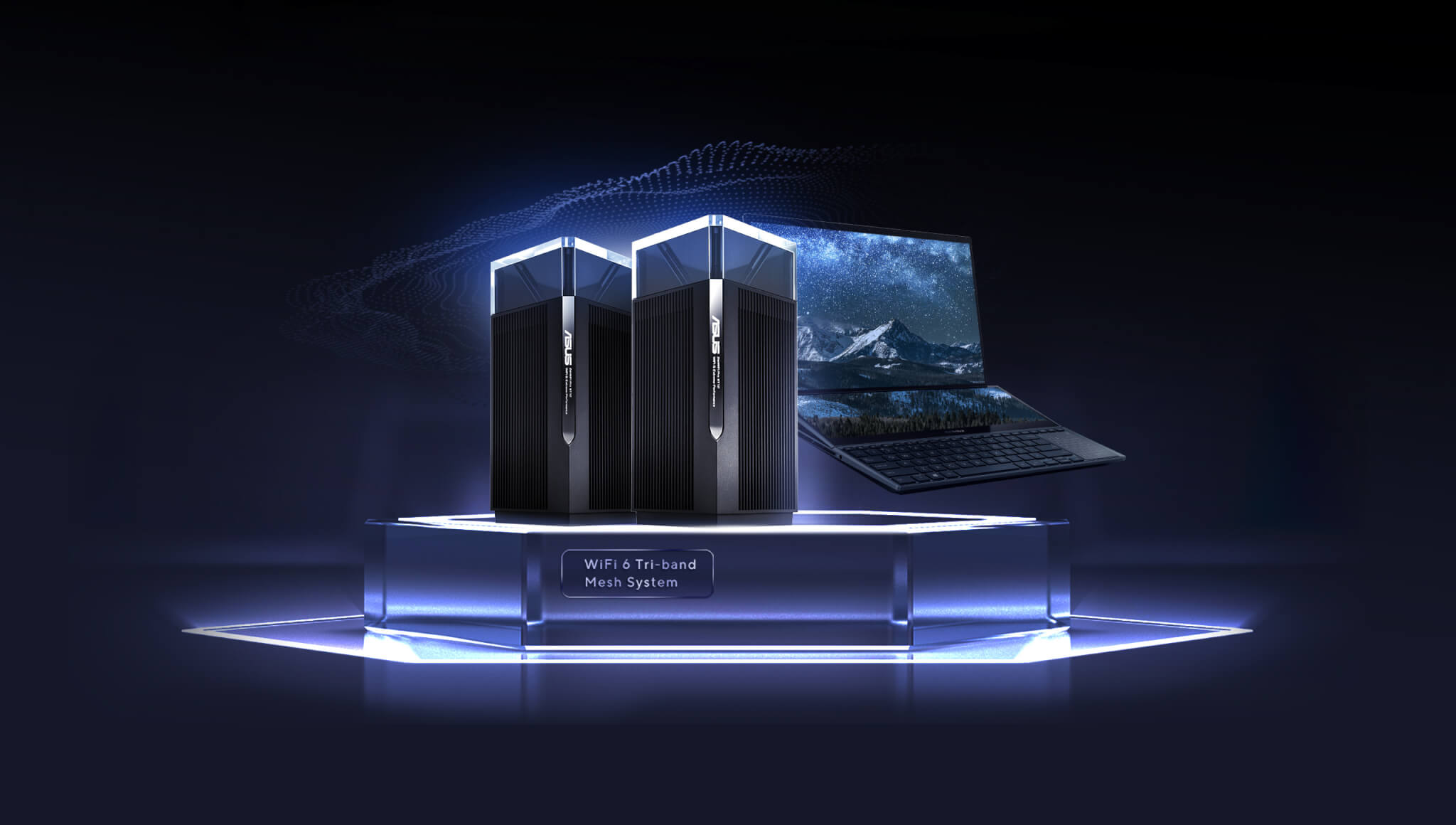 נתב אסוס יחידה בודדת ASUS  XT12-1PK   ZenWiFi Pro XT12 Mesh Router AX11000