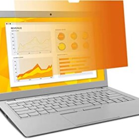 מגן נגד השתקפות למחשב נייד 3M™ | GF156W9B | COMPLY™ Flip Flip 15.6' | Gold Privacy