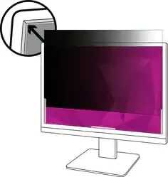 מגן נגד השתקפות למחשב נייד מסך מלא 3M™ | HC215W9B | High Clarity | "21.5