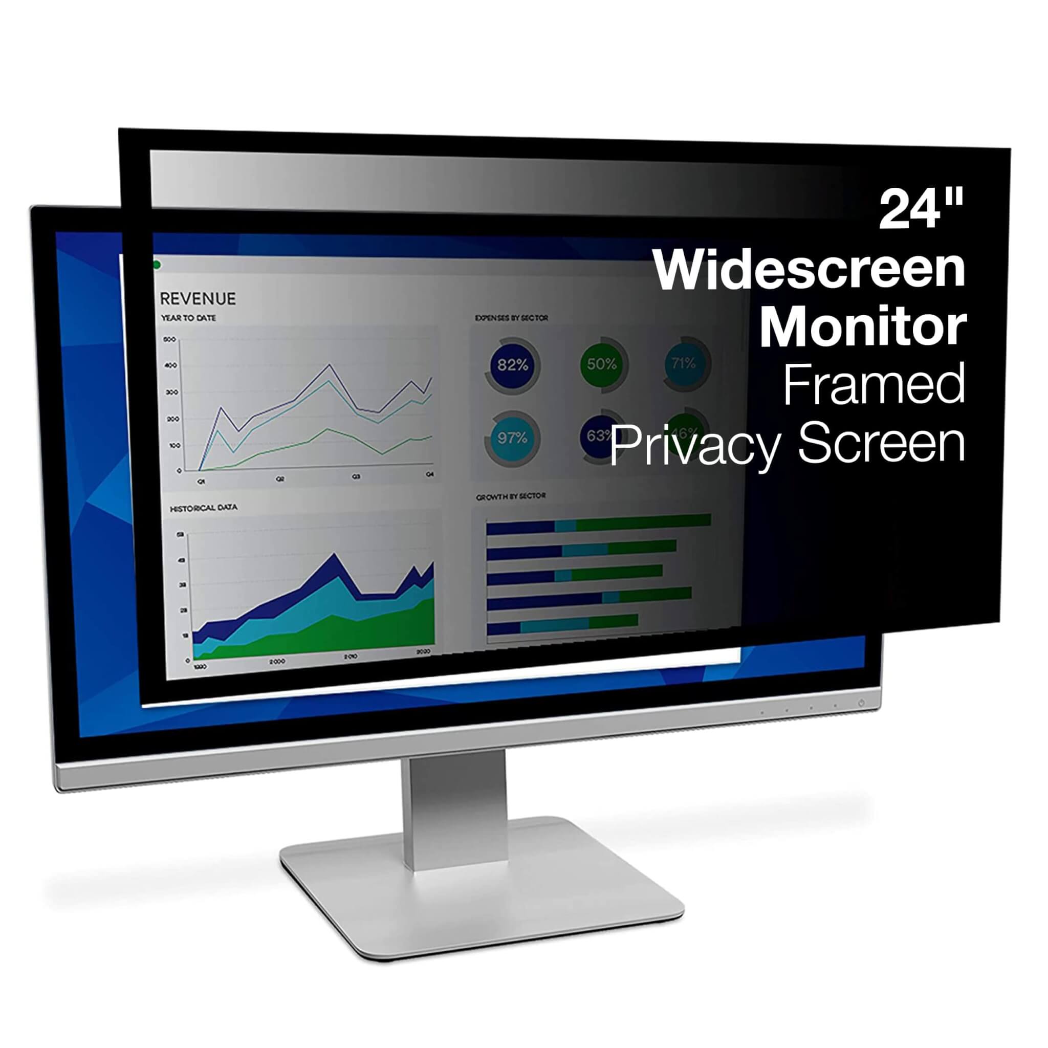 מגן נגד השתקפות למסך מלא 3M™ | PF240W1F | Monitor | "24