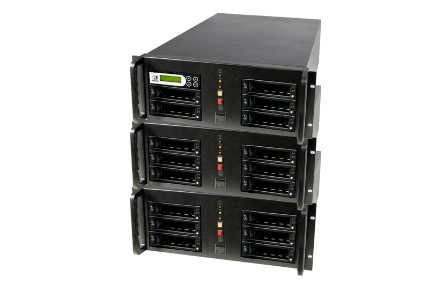 שכפול וניקוי HDD/SSD 1-16 KV-DC במהירות של עד 18GB לדקה UREACH | KV500-DC-17