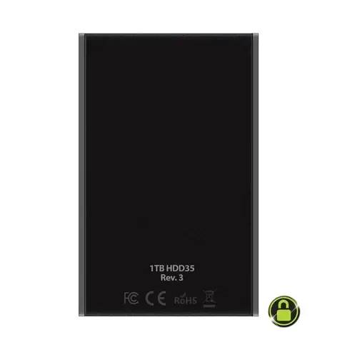 כונן קשיח מוצפן חיבור מוסמך Kanguru | KDH3B-35-500 | Defender HDD 35 | Encrypted Hard Drive | USB