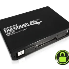 כונן קשיח מוצפן חיבור מוסמך Kanguru | KDH3B-350F-4TSSD | 350SSD | USB | Encrypted USB3 Solid State Drive