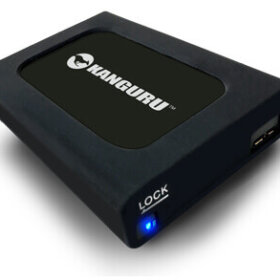 כונן קשיח חיצוני מוגן כתיבה - Kanguru | U3-2HDWP-2T | UltraLock | 2TB HDD | USB 3.0 | Write Protected