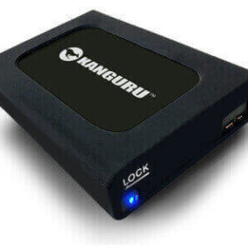 כונן קשיח חיצוני מוגן כתיבה - Kanguru | U3-2HDWP-4TS | UltraLock | 4TB SSD | USB 3.0 | Write Protected