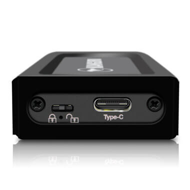 כונן חיצוני מוגן כתיבה - Kanguru | U3-NVMWP-4TB | UltraLock | 4TB USB-C | M.2 NVMe | Write Protected