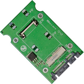 מתאם mSATA ל-SATA בצבע ירוק UREACH | P1041