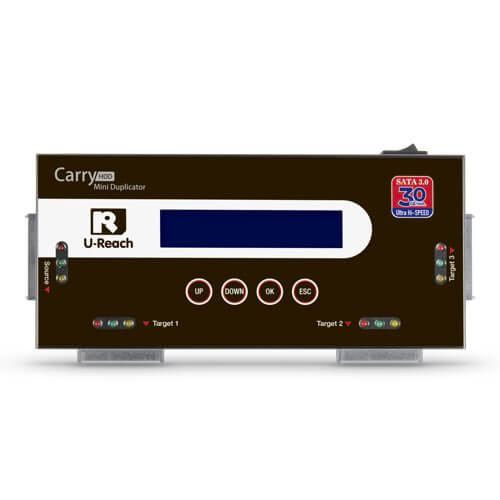 שכפול 1 ל- 3 HDD/SSD במהירות של עד 30GB לדקה UREACH | PRO398