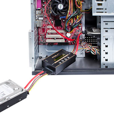 כונן קשיח גיבוי תמונה 1 ל- 1 HDD עצמאי ללא צורך במחשב/תוכנה UREACH | SL120-HS268