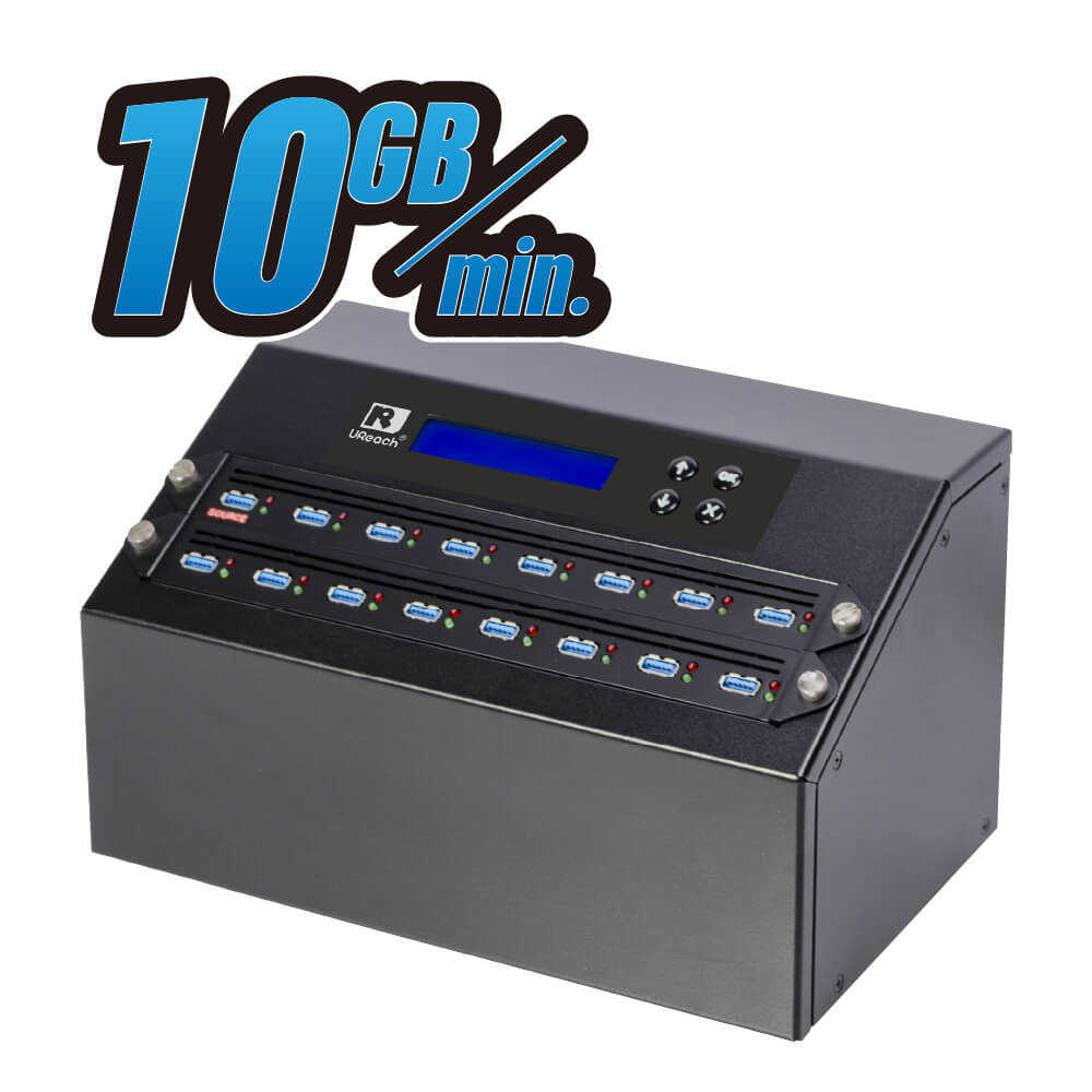 משכפל 1 עד 15 חיבור USB3.1 ללא צורך במחשב לפעולה UREACH | UB3916V3