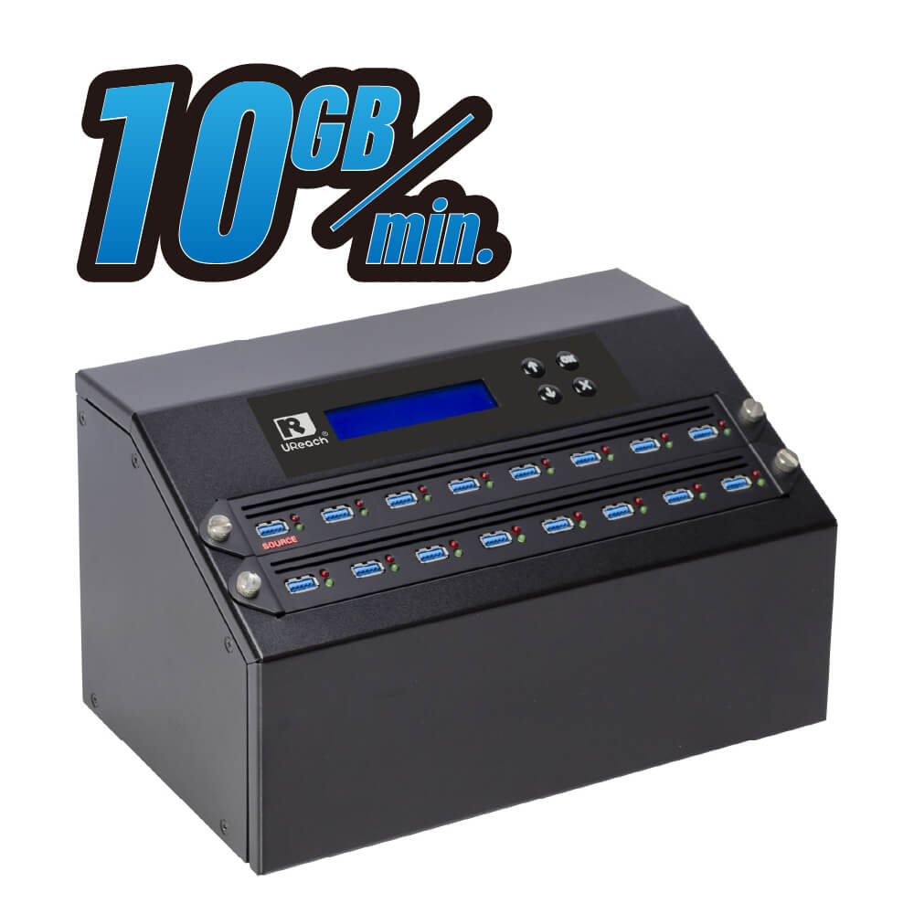 משכפל 1 עד 15 חיבור USB3.1 ללא צורך במחשב לפעולה UREACH | UB3916V3