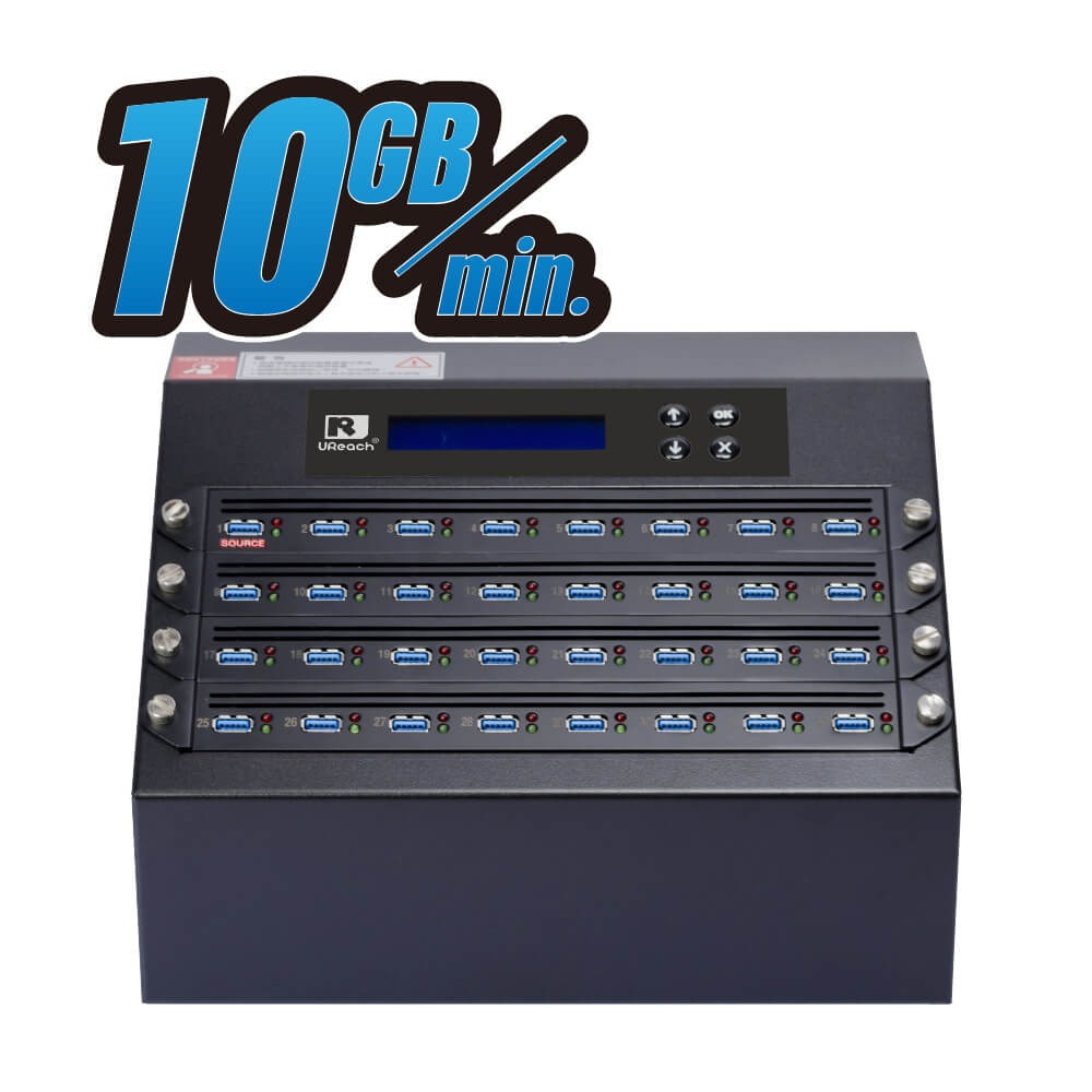 משכפל 1 עד 31 חיבור USB3.1 ללא צורך במחשב לפעולה UREACH | UB3932V3