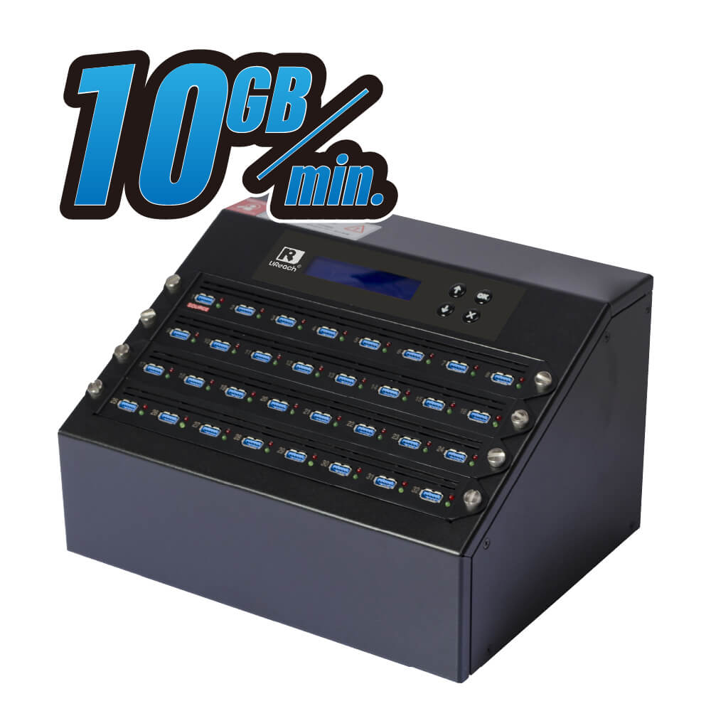 משכפל 1 עד 31 חיבור USB3.1 ללא צורך במחשב לפעולה UREACH | UB3932V3