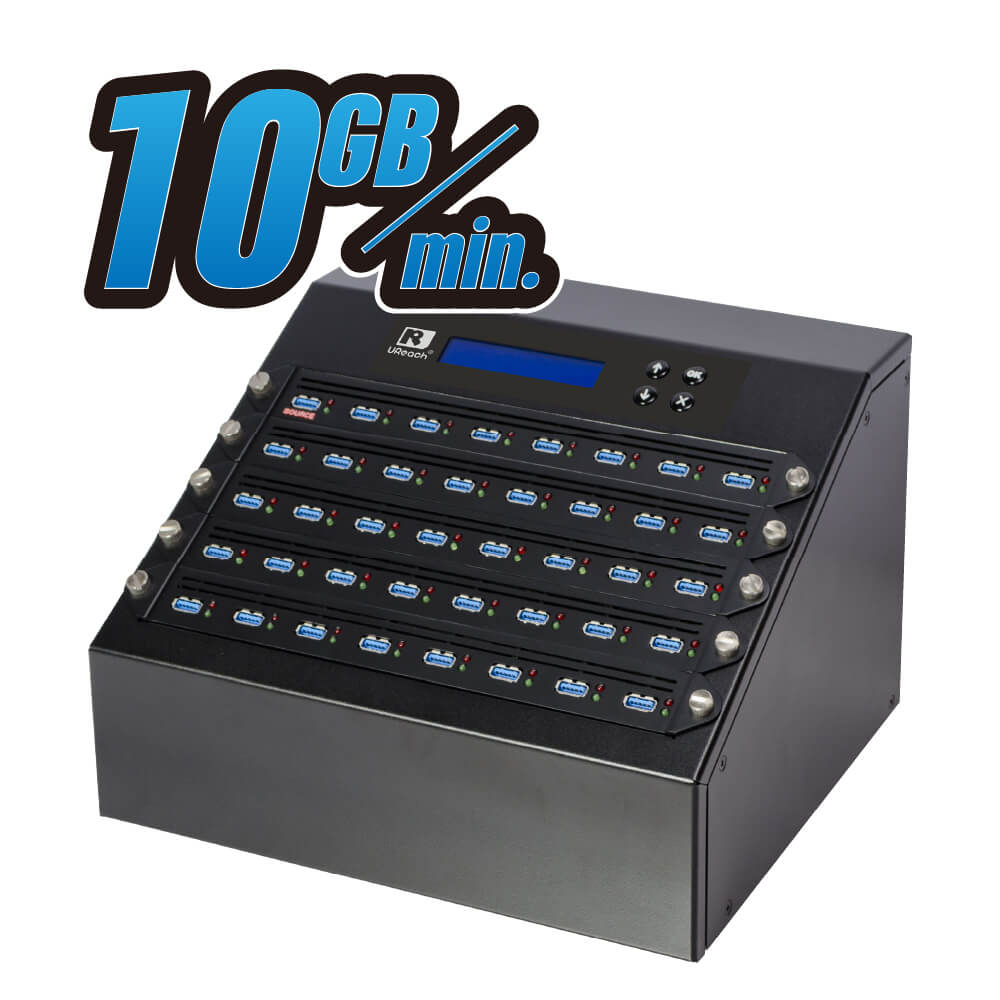 משכפל 1 עד 39 חיבור USB3.1 ללא צורך במחשב לפעולה UREACH | UB3940V3