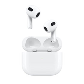 אוזניות AirPods דור 3 כולל מיקרופון מובנה Apple MME73ZMA AirPods