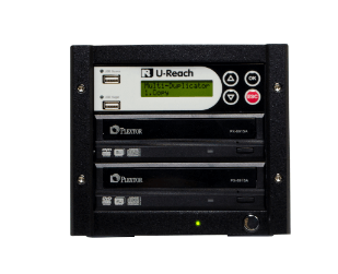 משכפל דיסק לדיסק 1 ל- 1 ללא מחשב Flash to DVD כונן נשלף UREACH P701 4-in-1 USBDVD
