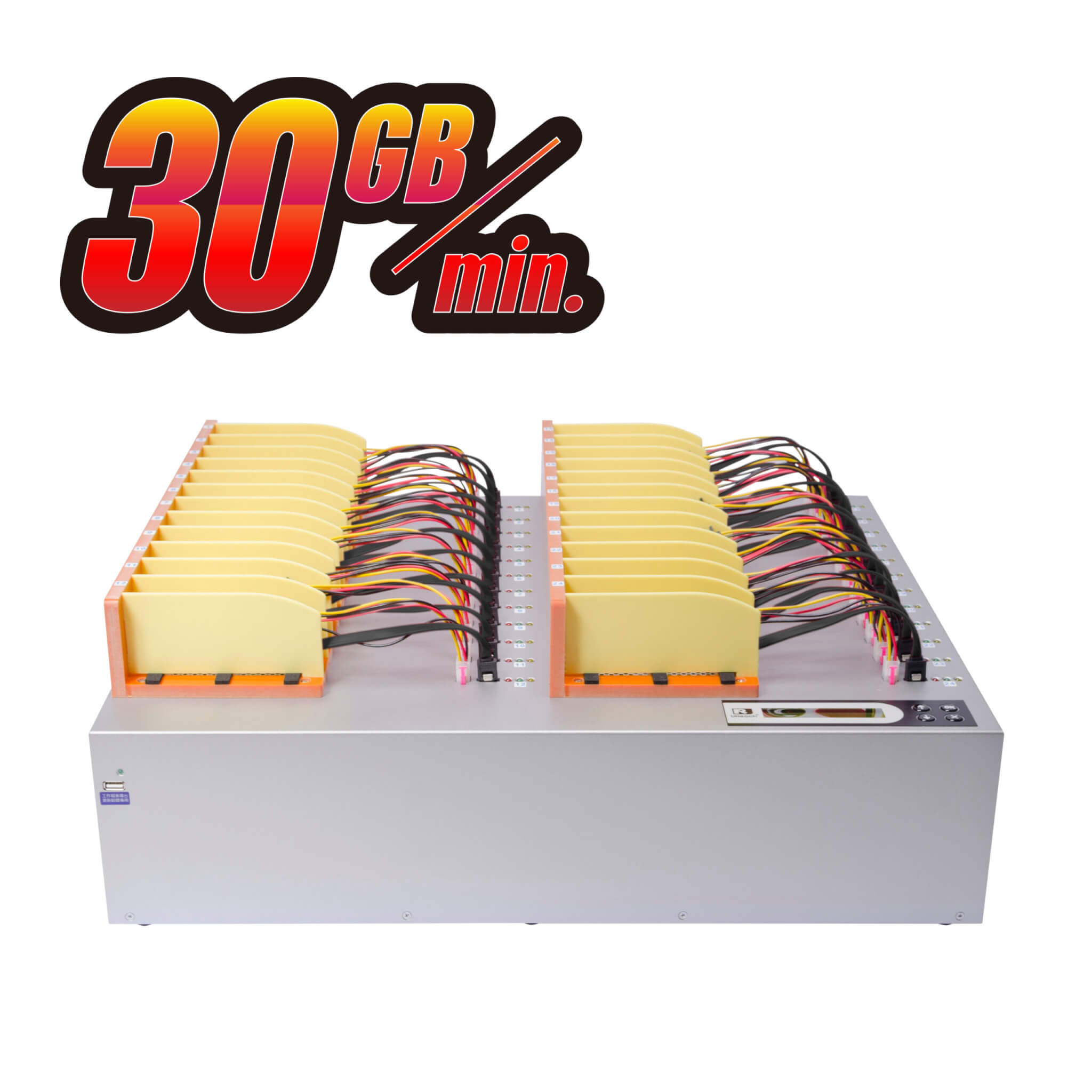 שכפול וניקוי 1 עד 23 SATA III HDDSSD במהירות של עד 30GB לדקה UREACH MT2400U