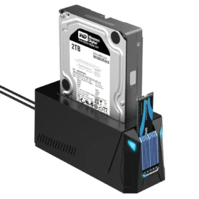 תחנת עגינה USB-C עבור M.2 PCIe/NVMe ו-SATA 2.5/3.5 אינץ' SABRENT | DS-UNHC | SSD & HDD