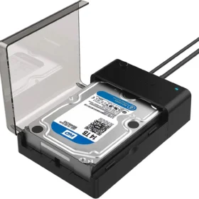 תחנת עגינה לכונן קשיח חיצוני מסוג USB 3.0 ל-SATA כולל מתג הפעלה/כיבוי SABRENT | EC-DFLT