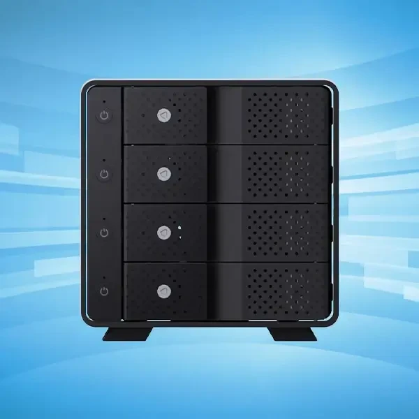 תחנת עגינה ללא מגש כונן קשיח SATA גודל 2.53.5 אינץ' SABRENT DS-SC4B