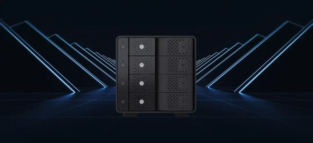 תחנת עגינה ללא מגש כונן קשיח SATA גודל 2.53.5 אינץ' SABRENT DS-SC4B