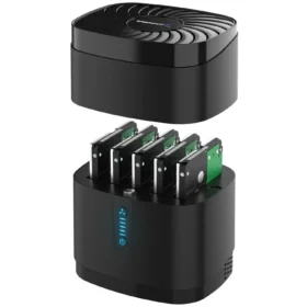 תחנת עגינה עם 5 מפרצים מסוג USB Type-C כולל מאוורר קירור SABRENT | DS-5RSS
