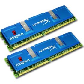 זיכרון RAM כולל 1GB HyperX PC3200 DDR בצבע כחול HyperX KHX3200ULK21G