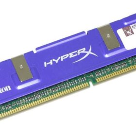 זיכרון RAM כולל 1GB HyperX PC4000 DDR בצבע כחול HyperX KHX4000K21G