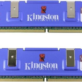 זיכרון RAM כולל 1GB HyperX PC4300 DDR בצבע כחול HyperX KHX4300D2K21G