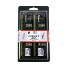 זיכרון RAM כולל 2GB HyperX PC3200 DDR בצבע כחול HyperX KRX3200AK22G