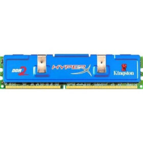 זיכרון RAM כולל 512MB HyperX PC5400 DDR בצבע כחול HyperX KHX5400D2K2512