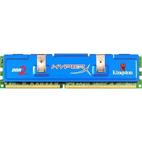 זיכרון RAM כולל 512MB HyperX PC5400 DDR בצבע כחול HyperX KHX5400D2K2512