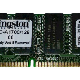 זיכרון כולל 128MB PC66 66MHz non-ECC Unbuffered CL3 בצבע ירוק HyperX KTC-A1700128