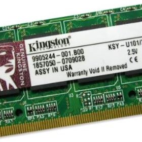 זיכרון כולל 256MB DDR266 CL2.5 MicroDIMM בצבע ירוק HyperX KSY-U101256