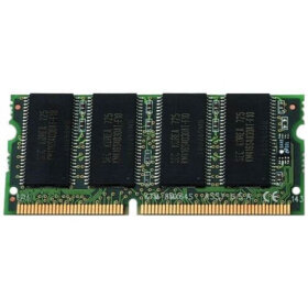 זיכרון כולל 256MB PC2700 DDR-333MHz non-ECC Unbuffered בצבע ירוק HyperX | KTA-IBOOK/256