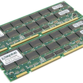 זיכרון כולל 2GB 133MHz PC133 ECC Registered CL3 בצבע ירוק HyperX KTC-G22048