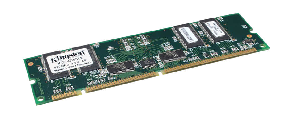 זיכרון כולל 512MB 133MHz PC133 ECC Registered CL3 בצבע ירוק HyperX KTC-G2512