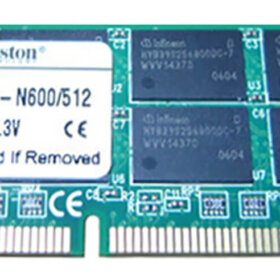 זיכרון כולל 512MB PC133 133MHz non-ECC Unbuffered CL3 בצבע ירוק HyperX KTC-N600512
