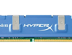 זיכרון שולחני 512MB DDR 333 (PC 2700) בצבע כחול HyperX KHX2700512