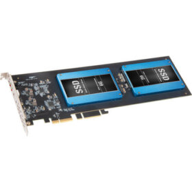 כרטיס הרחבה 2.5 אינץ' Fusion Dual 2.5" SSD RAID PCIe Card שחור SONNET | 732311012914