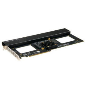 כרטיס הרחבה Fusion Dual U.2 PCIe - SSD לא כלול SSD בצבע שחור SONNET 0732311013003