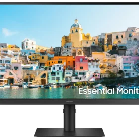 מסך מחשב 23.8 שטוח פאנל IPS עם שוליים דקים SAMSUNG S24A400UJM 75Hz FHD