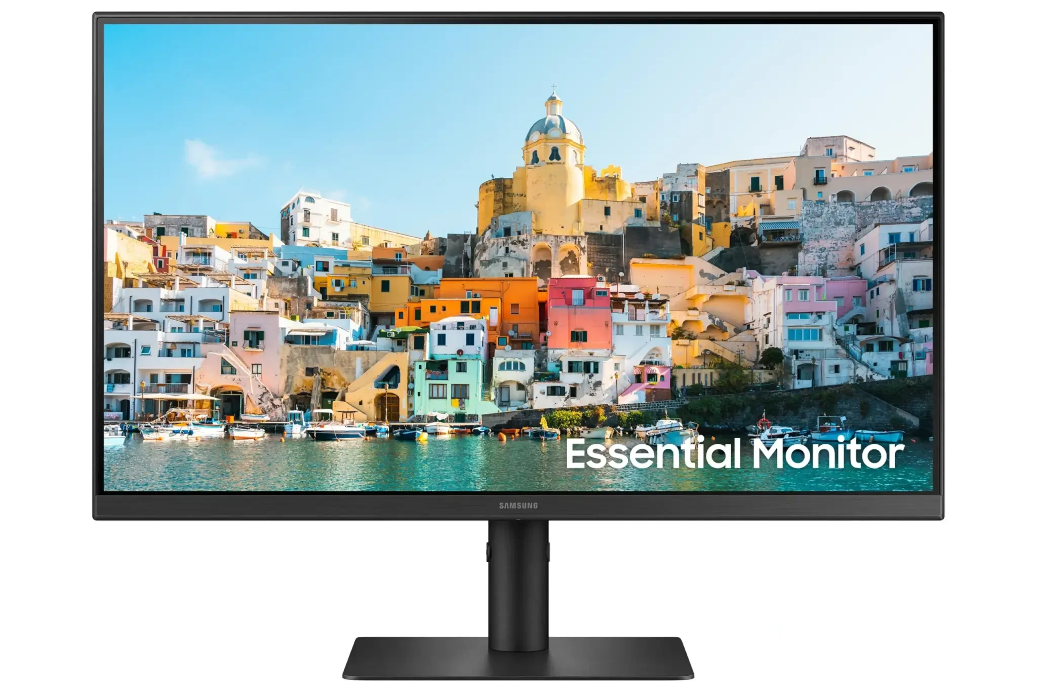 מסך מחשב 23.8 שטוח פאנל IPS עם שוליים דקים SAMSUNG S24A400UJM 75Hz FHD
