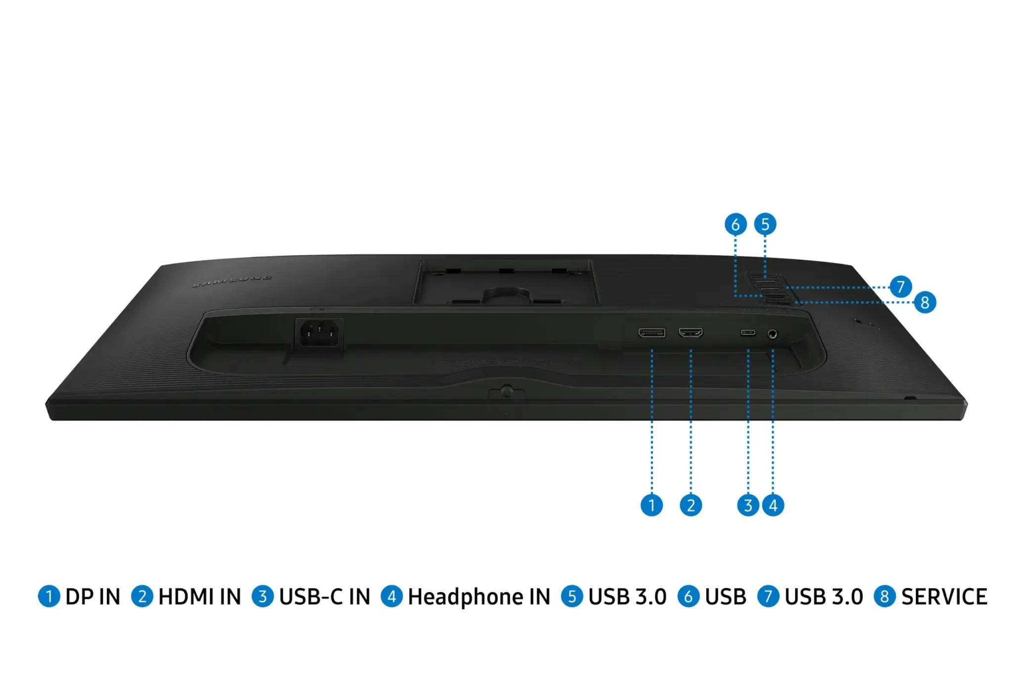 מסך מחשב 23.8 שטוח פאנל IPS עם שוליים דקים SAMSUNG S24A400UJM 75Hz FHD