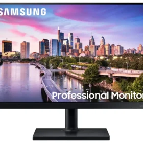 מסך מחשב 24 עסקי שטוח ופאנל PLS שחור SAMSUNG F24T454GYM 75Hz FHD
