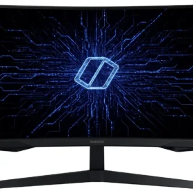 מסך מחשב 26.9 גיימינג קעור בעל קצב רענון של 144Hz שחור SAMSUNG C27G55TQBMR Odyssey G5