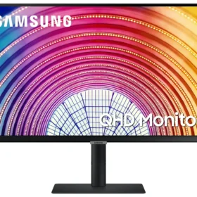 מסך מחשב 26.9 עסקי שטוח שוליים דקים 2K ופאנל IPS שחור SAMSUNG S27A600NWM 75Hz QHD