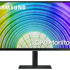 מסך מחשב 26.9 עסקי שטוח שוליים דקים 2K ופאנל IPS שחור SAMSUNG S27A600UUM 75Hz QHD
