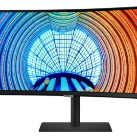מסך מחשב 34" קעור אולטרה רחב 21:9 4K ופאנל VA שחור SAMSUNG | S34A654UBP | 100Hz WQHD